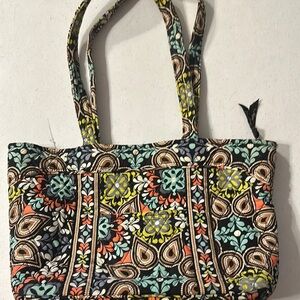 Colorful Floral Paisley Tote Bag